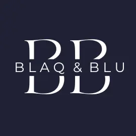 A logo for Blaq & Blu